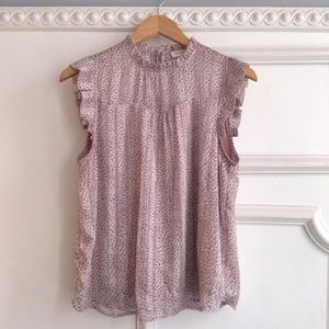 Monteau Los Angeles Ruffle Blouse